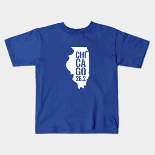 Chicago Marthon 26.2 Mile Race for Runners Kids T-Shirt